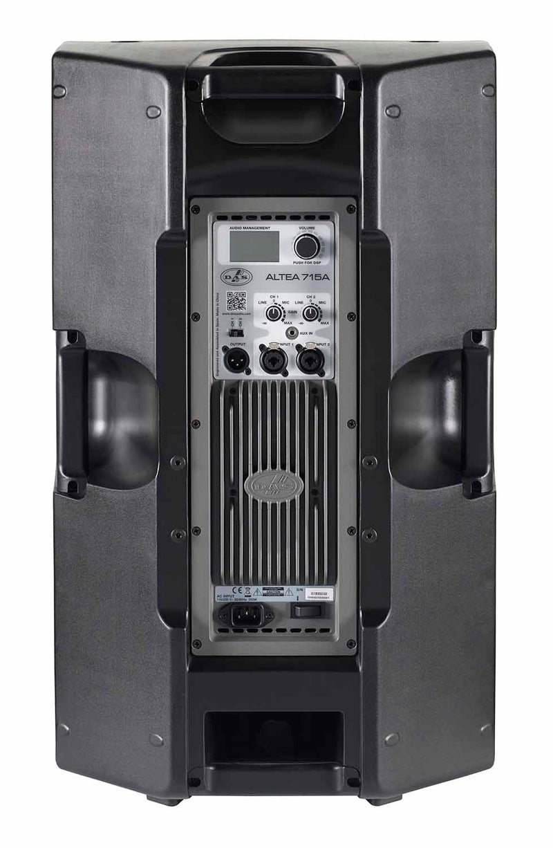 DAS Audio ALTEA-715A 15 Inch, 2-Way Powered System Loudspeaker - Black