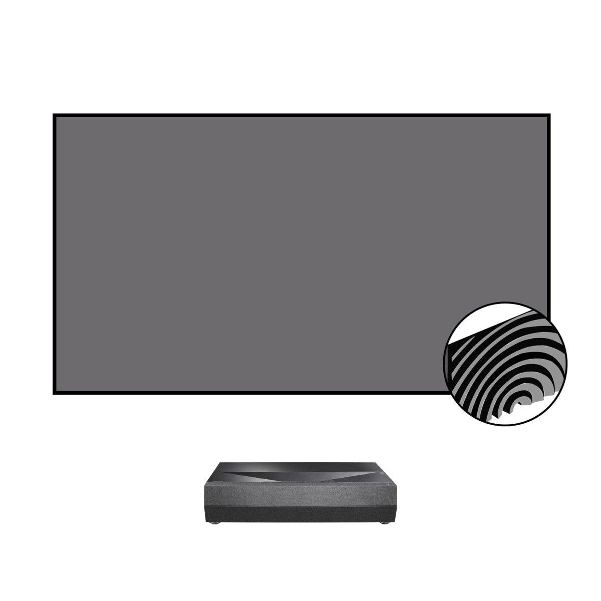 BUNDLE Optoma CinemaX D2 Projector & VIVIDSTORM CineVision Pro Fixed Frame Fresnel UST ALR Projector Screen