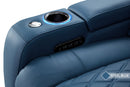 Valencia 2025 New Tuscany Ultimate Luxury Leather Home Theater Seating Row of 2, Onyx