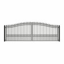 18'x6' Steel Dual Swing Driveway Gate - LONDON Style