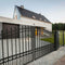 18'x6' Steel Dual Swing Driveway Gate - LONDON Style