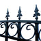 18'x6' Steel Dual Swing Driveway Gate - LONDON Style