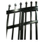 16'x7' Steel Dual Swing Driveway Gate with Built-In Pedestrian Door