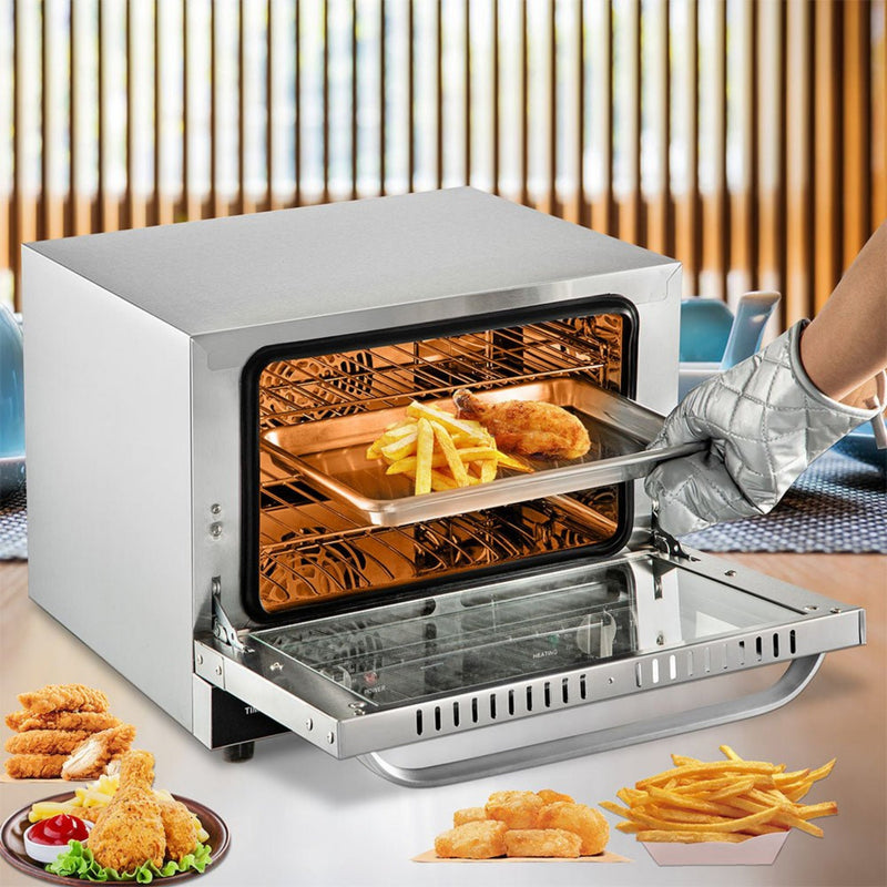 Heavy Duty Commercial Stainless Steel Countertop Convection Toaster Oven (SAK51683)