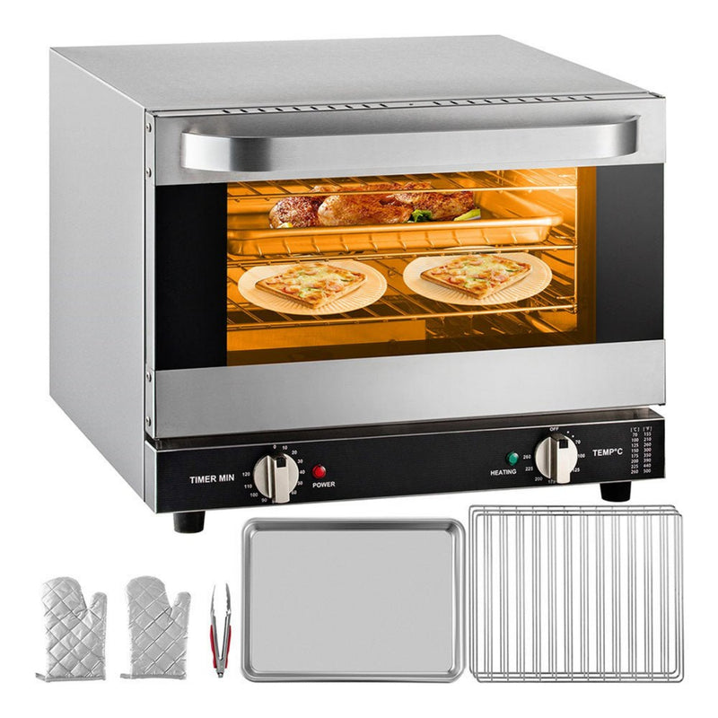 Heavy Duty Commercial Stainless Steel Countertop Convection Toaster Oven (SAK51683)