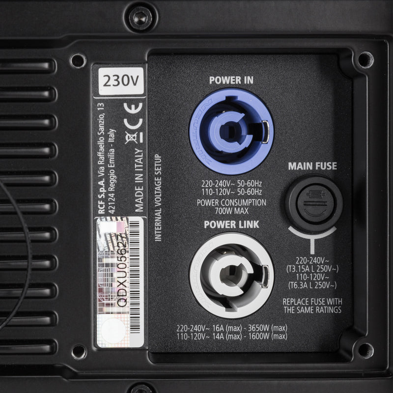 RCF HDL6‑A - Dual 6in Woofers – 131 dB