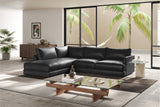Serena Leather Sectional Sofa