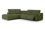 Octavia Fabric Reclining Corner Sectional Cloud Sofa