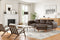 Valencia Artisan Top Grain Leather Three Seats with Right Hand Chaise Sofa, Chocolate