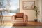 Valencia Artisan Top Grain Leather Accent Chair, Cognac