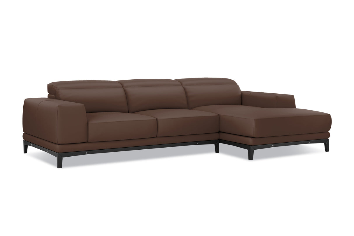 Valletta Leather Sectional Sofa