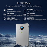 Off-Grid Solar Kit 8000W 48VDC 120V/240V LifePo4 10.24KWH-16.07KWH Lithium Battery 8 X 415 Watts Solar Panels SGR-8K10E