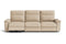 Valencia Heidi Top Grain Leather Three Seats Sofa, Cream