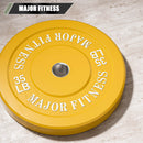Major Fitness Low Bounce Bumper Plates Olympic Weight Plates Set