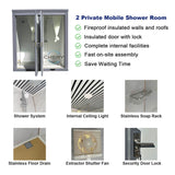 2 Private Mobile Shower Room