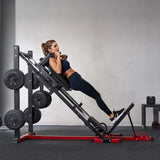 2000LBS Adjustable Leg Press And Hack Squat Machine For Home Gym Workouts (SAK53148)