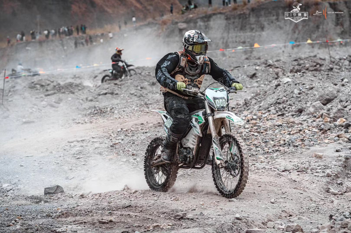 MotoTec | Venom 72V/50Ah 12000W Electric Dirt Bike | MT-Venom-72v-12000w_White