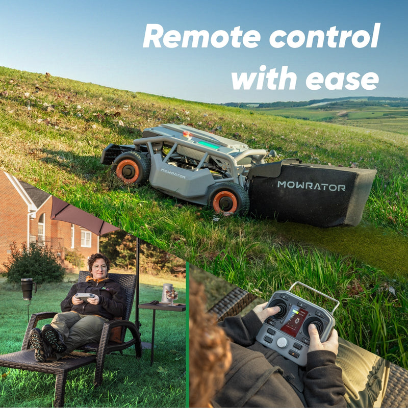 Extended Power Bundle: Mowrator S1 4WD Lawn Mower+Extra 12Ah Battery
