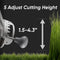 Extended Power Bundle: Mowrator S1 4WD Lawn Mower+Extra 12Ah Battery