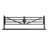 20ft Farm Metal Driveway Gate with Diagonal Tubes