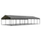 [20x40FT] Extra Large Heavy Duty Four Car Outdoor Metal Carport Canopy For Trucks, Boats And SUVs (SAK29713)