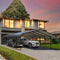 [20x40FT] Extra Large Heavy Duty Four Car Outdoor Metal Carport Canopy For Trucks, Boats And SUVs (SAK29713)