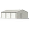 23' x 40' Three Car Garage Shed with Side Entry Door