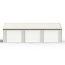 23' x 40' Three Car Garage Shed with Side Entry Door