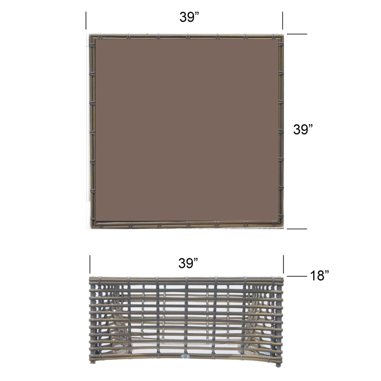 Ruby 5-Piece Seating Set with Sunbrella Cushions