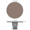 Ruby Round Dining Table with Glass