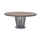 Ruby Round Dining Table with Glass