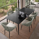 Rodona 7-Piece Rectangular Dining Set with Sunbrella Cushions
