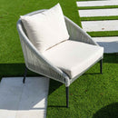 Rodona 4-Piece Seating Set with Sunbrella Cushions
