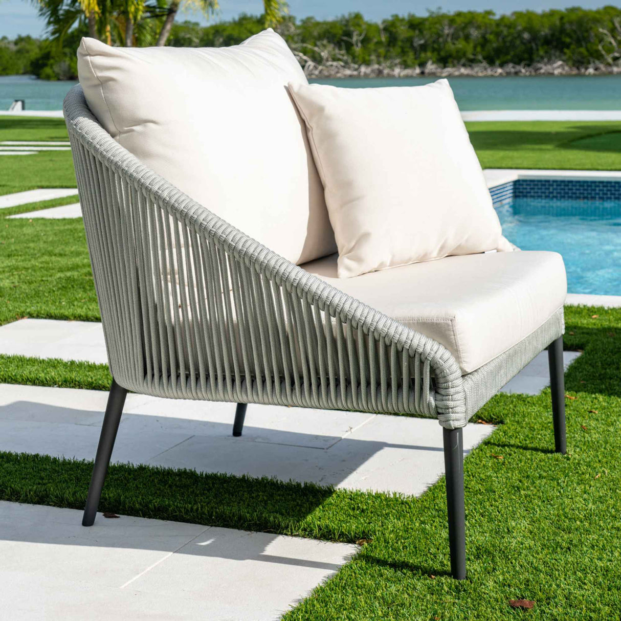Rodona Armchair with Sunbrella Cushion