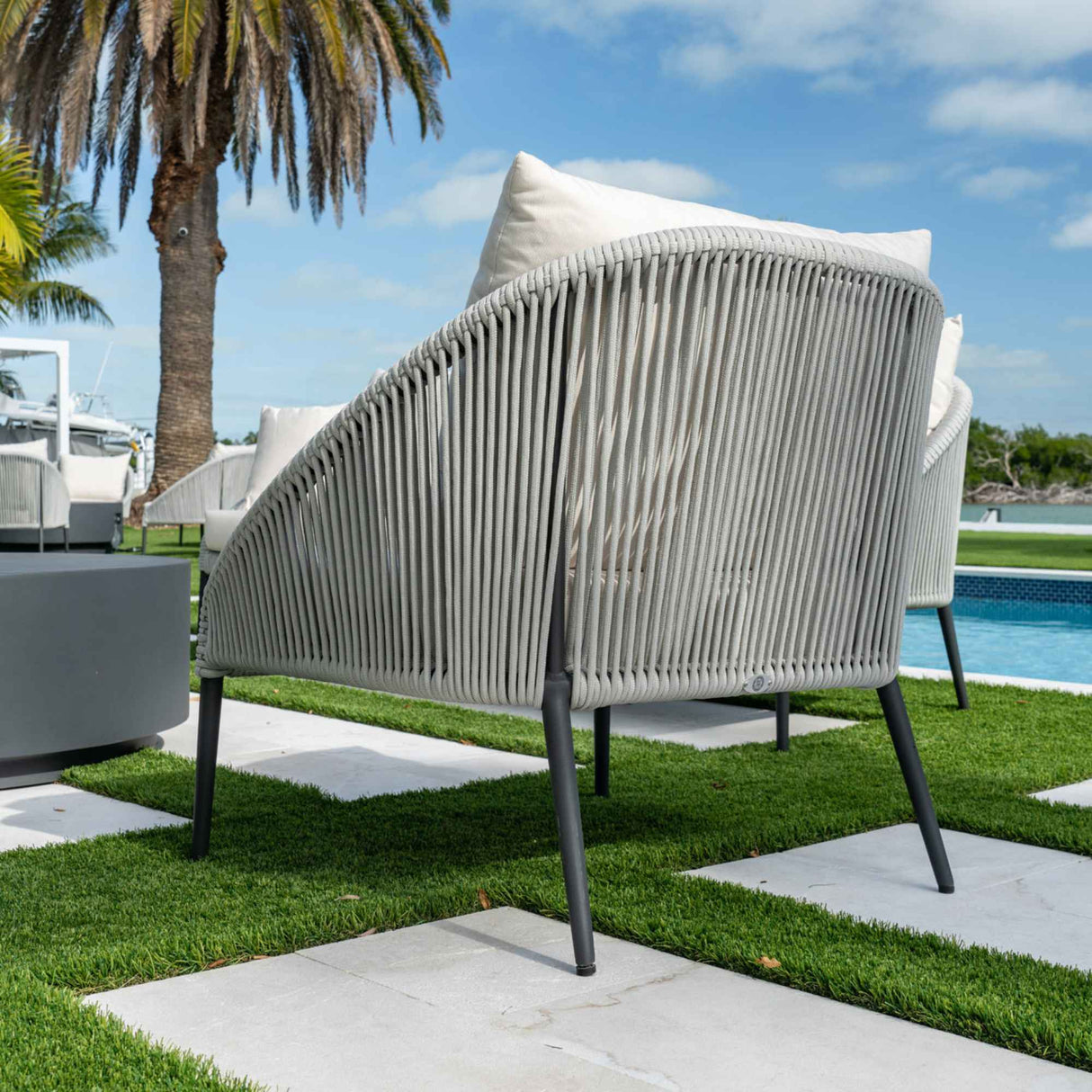 Rodona Armchair with Sunbrella Cushion