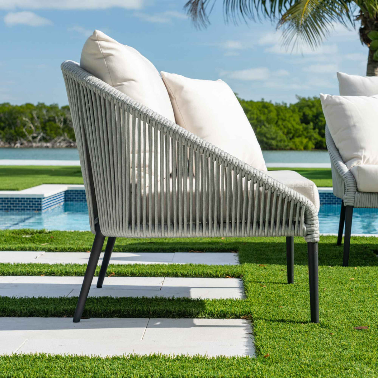 Rodona Armchair with Sunbrella Cushion