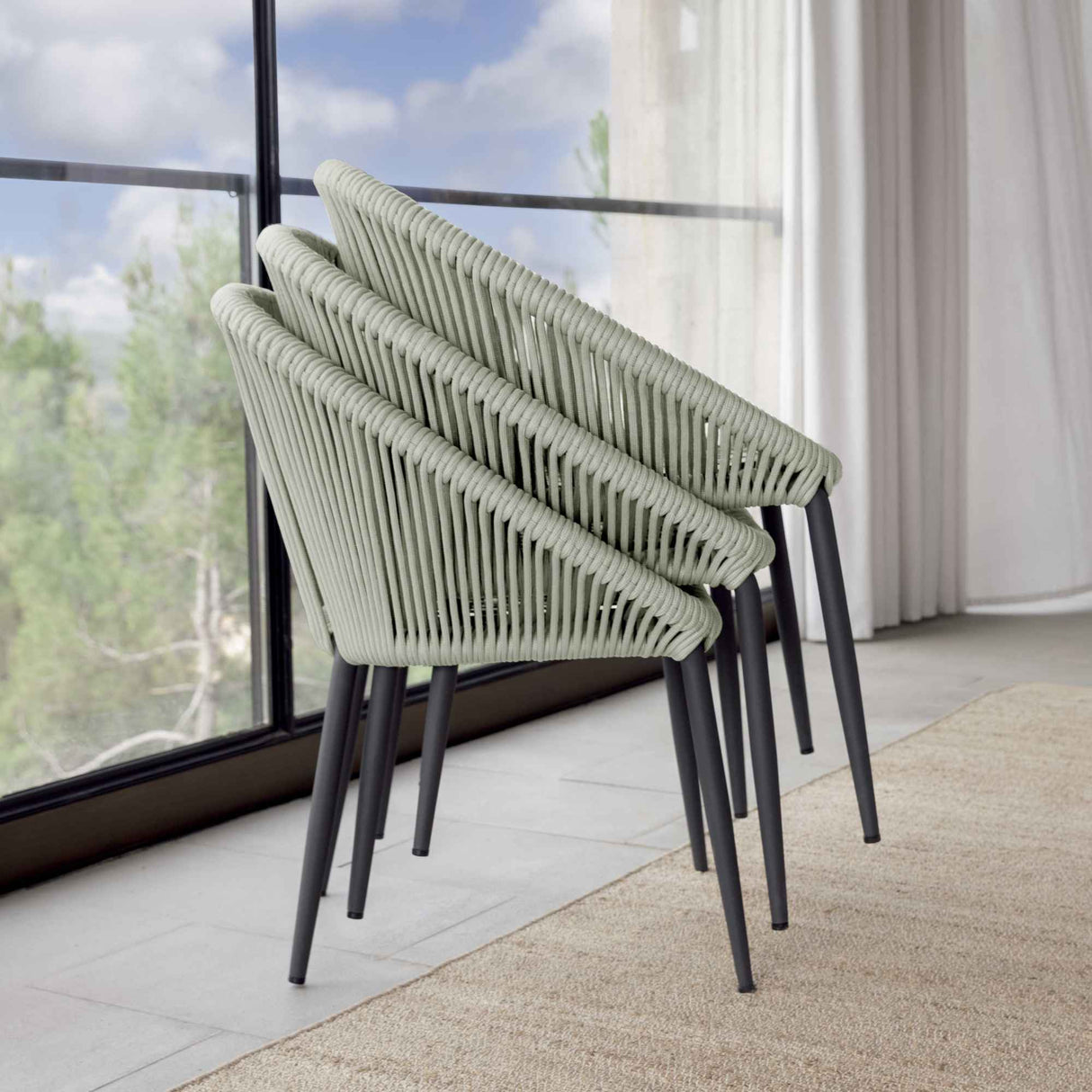 Rodona Dining Armchair with Sunbrella Cushion