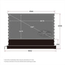 VIVIDSTORM S PRO/S PRO P Motorized Tension Floor Rising UST ALR Projector screen– Classic Version