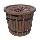 25" Round 40K BTU Liquid Propance Concrete Fire Pit (SAK88764)