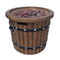 25" Round 40K BTU Liquid Propance Concrete Fire Pit (SAK88764)