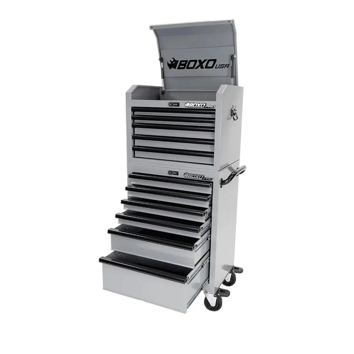 Pro Series | 26" 11-Drawer Rolling Tool Box | Nardo Grey