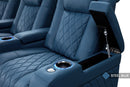 Valencia 2025 New Tuscany Ultimate Luxury Leather Home Theater Seating Row of 2, Onyx