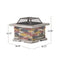 28" Premium Outdoor Wood Burning Magnesium Oxide Fire Pit With Lid (SAK75214)
