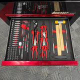 Pro Series | 28" 3-Drawer Flip-Top Service Cart with Quick Service Master Tool Set