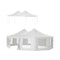 [29X21FT] Extra Large Heavy-Duty Outdoor Waterproof Party, Wedding Tent With Steel Frame (SAK53821)