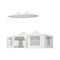 [29X21FT] Extra Large Heavy-Duty Outdoor Waterproof Party, Wedding Tent With Steel Frame (SAK53821)