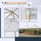 [29X21FT] Extra Large Heavy-Duty Outdoor Waterproof Party, Wedding Tent With Steel Frame (SAK53821)