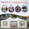[29X21FT] Extra Large Heavy-Duty Outdoor Waterproof Party, Wedding Tent With Steel Frame (SAK53821)