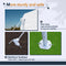[29X21FT] Extra Large Heavy-Duty Outdoor Waterproof Party, Wedding Tent With Steel Frame (SAK53821)