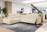Octavia Fabric Reclining Corner Sectional Cloud Sofa